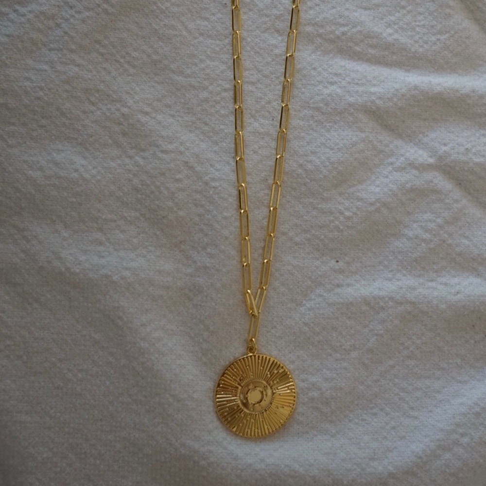 Uncommon James Paperclip Chain Adjustable Gold Necklace